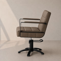 Lotus Westbury Taupe Styling Chair 5 Star Base