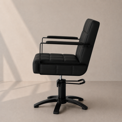 Lotus Westbury Black Styling Chair 5 Star Base