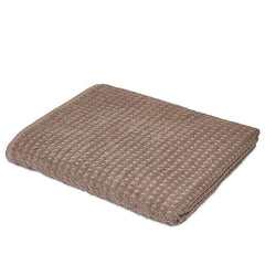 BC Softwear Serenity Waffle Patterned Jumbo Sheet Pebble 100x220cm