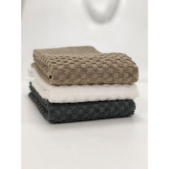 BC Softwear Serenity Spa Waffle Patterned Hand Towel Pebble 50x90cm