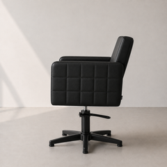 Lotus Washington Black Styling Chair 5 Star Black Base