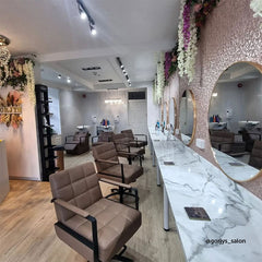 Lotus Westbury Taupe Styling Chair 5 Star Base