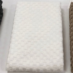 BC Softwear Serenity Spa Waffle Patterned Bath Towel White 70 x 135cm