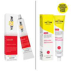 Yellow Professional Permanent Colour 6.35 Dark Golden Mahogany Blonde 100ml