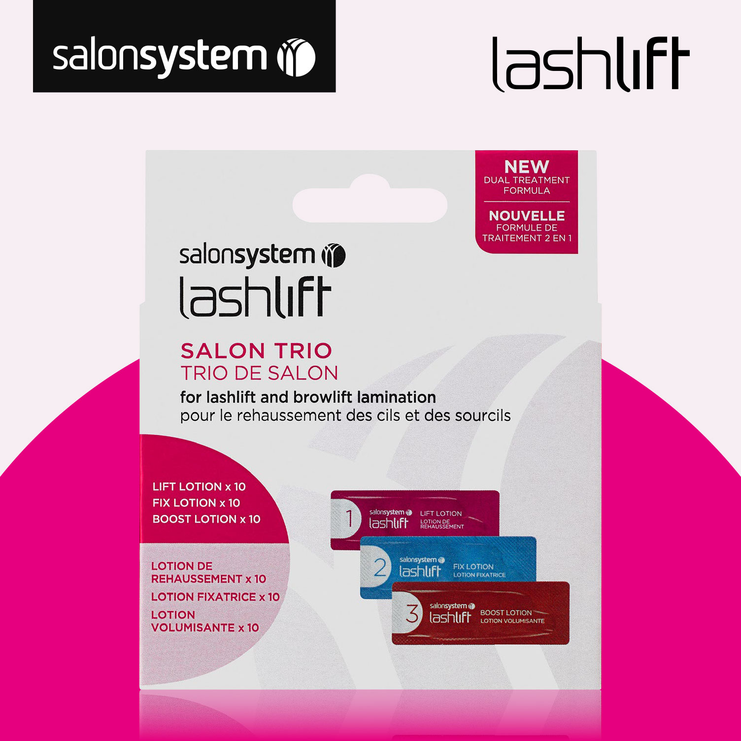 Salon System Lash and Browlift Treatments