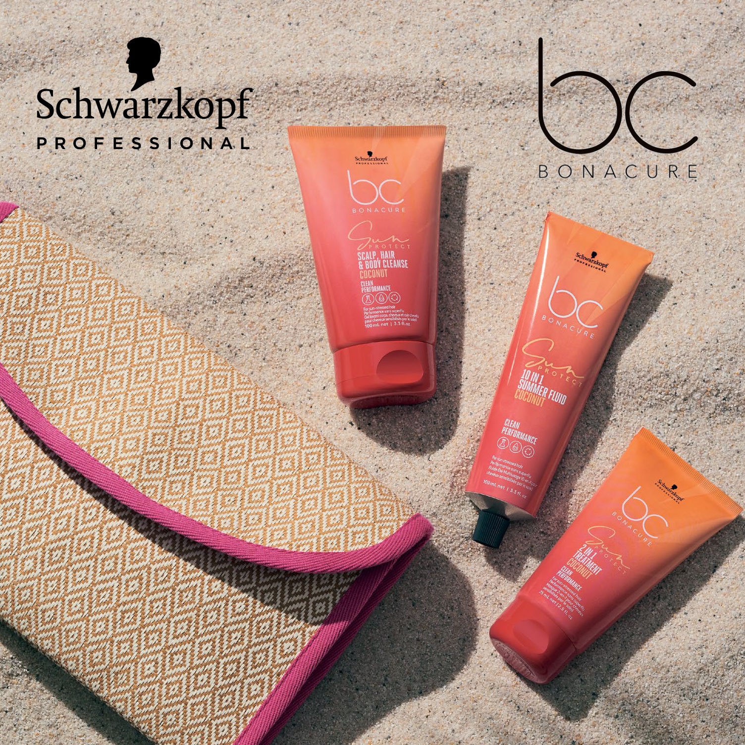 Bonacure Sun Protect Travel Size Gift Bag 2022 by Schwarzkopf