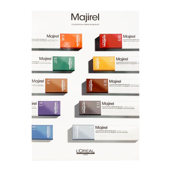 L'Oréal Majirel Hair Colour Chart | Salons Direct