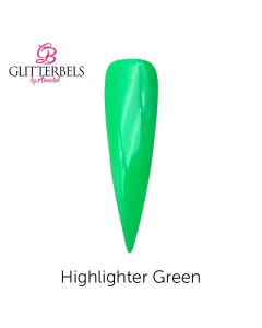 Glitterbels Coloured Acrylic Powder 28g Highlighter Green