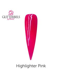 Glitterbels Coloured Acrylic Powder 28g Highlighter Pink