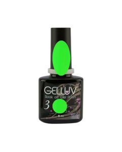 Gelluv Electric Lime 8ml Gel Polish Ibiza Collection