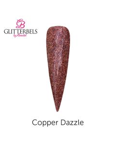 Glitterbels Coloured Acrylic Powder 28g Copper Dazzle