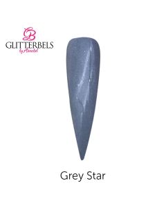 Glitterbels Coloured Acrylic Powder 28g Grey Star
