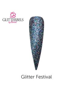 Glitterbels Coloured Acrylic Powder 28g Glitter Festival