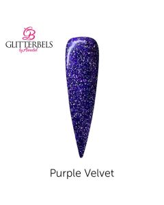 Glitterbels Pre Mixed Glitter Acrylic Powder 28g Purple Velvet