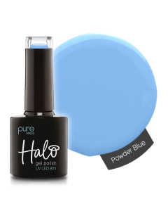 Halo Gel Polish Powder Blue 8ml