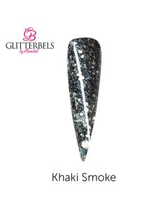Glitterbels Pre Mixed Glitter Acrylic Powder 28g Khaki Smoke