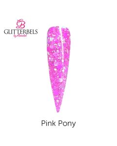 Glitterbels Pre Mixed Glitter Acrylic Powder 28g Pink Pony