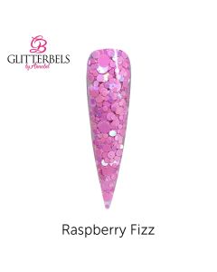 Glitterbels Pre Mixed Glitter Acrylic Powder 28g Raspberry Fizz