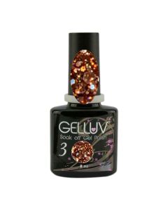 Gelluv Warm Chestnut 8ml Gel Polish All That Glitters Collection