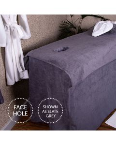 BC Softwear SupremeSoft Couch Cover With Face Hole Pebble 70 x 200cm
