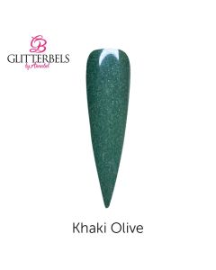 Glitterbels Coloured Acrylic Powder 28g Khaki Olive