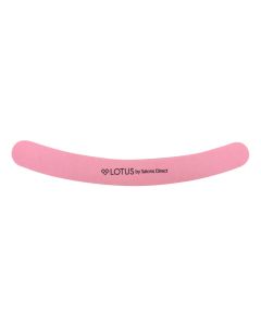Lotus Pink Curved File 320/320 Grit Pack Of 10