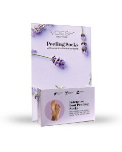 Voesh Empty Counter Top Peeling Foot Mask Display Stand
