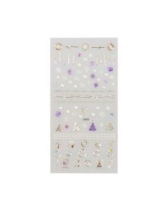 World Of Glitter Holidays Are Coming Nail Sticker Sheet
