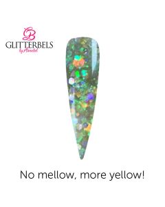 Glitterbels Coloured Acrylic Powder 28g No mellow, more yellow!