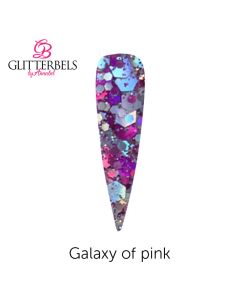 Glitterbels Coloured Acrylic Powder 28g Galaxy of pink