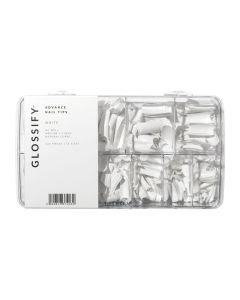 Glossify Advance White Assorted Nail Tips x 500