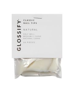 Glossify Classic Natural Nail Tips Size 9 x 50
