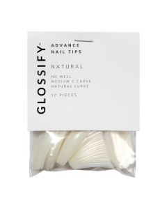 Glossify Advance Clear Nail Tips Size 9 x 50