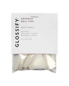 Glossify Advance Natural Nail Tips Size 7 x 50