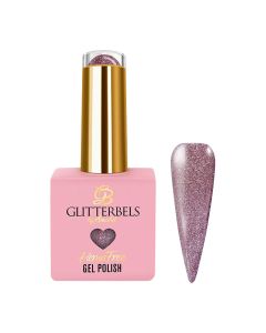 Glitterbels Hema Free Gel Polish 8ml Rose Sparkle