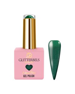 Glitterbels Hema Free Gel Polish 8ml Emerald Sparkle