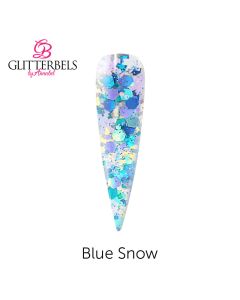 Glitterbels Coloured Acrylic Powder 28g Blue Snow