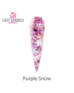 Glitterbels Coloured Acrylic Powder 28g Purple Snow
