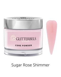 Glitterbels Core Acrylic Powder 56g Sugar Rose Shimmer