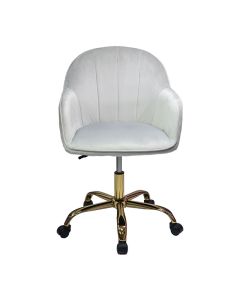 Glitterbels Grey & Gold Salon Chair
