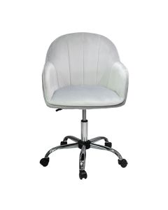 Glitterbels Grey & Silver Salon Chair