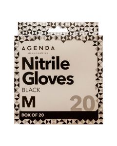 Nitrile Gloves UltraFlex Black Medium x 10 Pairs