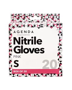 Nitrile Gloves UltraFlex Pink Small x 10 Pairs