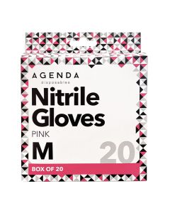 Nitrile Gloves UltraFlex Pink Medium x 10 Pairs