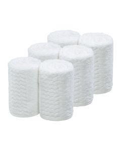 Barburys Facial Wrap Towels White 70cm x 20cm 6 Pack