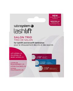 Salon System Lash and Browlift Salon Trio Pack of 10 Treatments