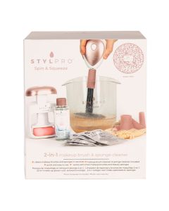 STYLPRO Spin and Squeeze Brush and Sponge Cleaner
