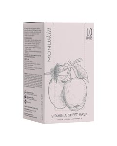 Monuskin Vitamin A Sheet Mask 18ml Box of 10