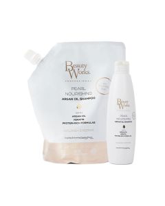 Beauty Works Pearl Nourishing Shampoo 250ml + 500ml Refill Sulphate Free