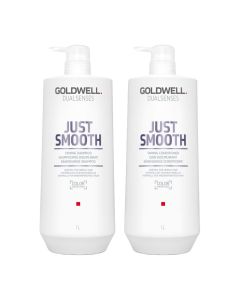 Goldwell Dualsenses Just Smooth 1000ml Duo Pack Shampoo & Conditioner